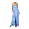 Summer Loose Cami Dress for Women V Neck Sleeveless Floor Length Boho Sundress Flowy