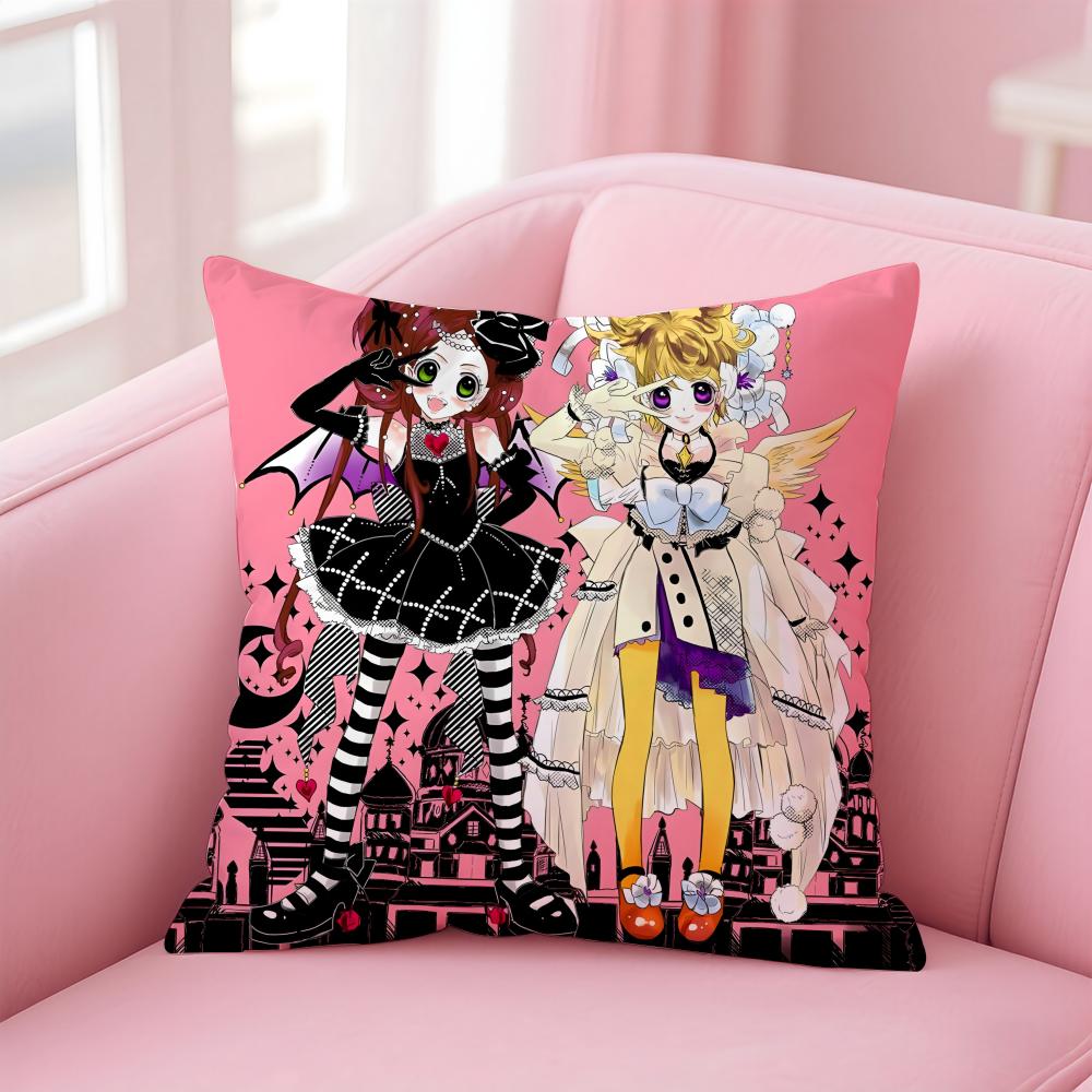 Anime Sugar Sugar Rune Bunter Kissenbezug Bequemer Wendekissenbezug Ideal für Auto Sofa Schlafzimmer & mehr