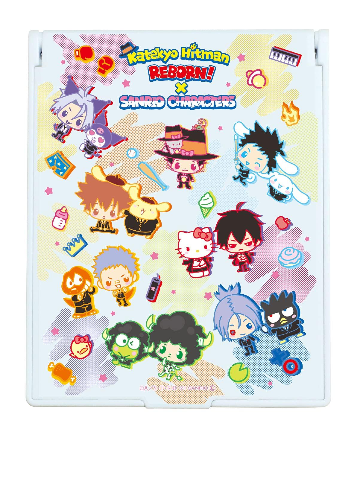 

A3 Katekyo Hitman Reborn x Sanrio Characters 01 Scattered Design Large Character Mirror W92 x H115mm DCM-RES-01