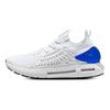 Under Armour HOVR Phantom RN Metallic Bequeme Sport Stoßdämpfung Low-Top Lifestyle Schuhe Herren Sneaker Weiß Blau 3025351-100