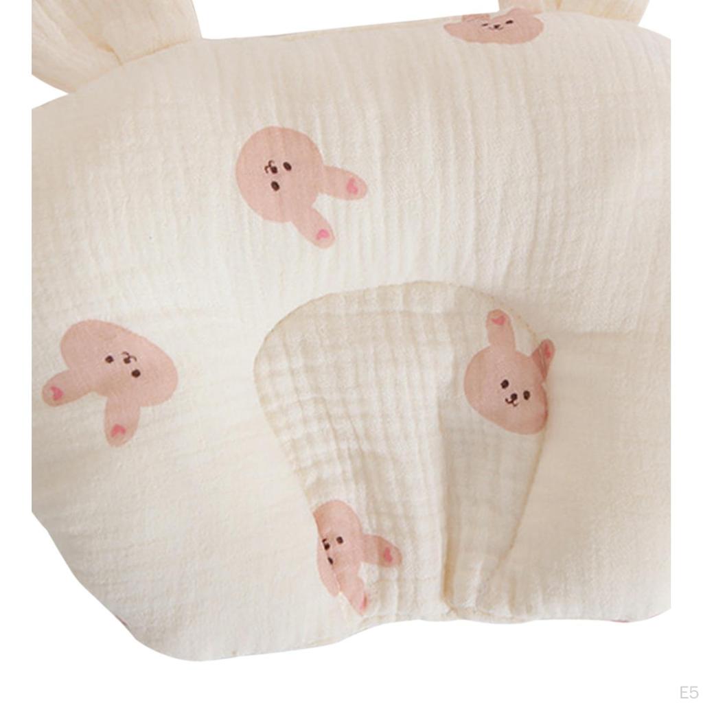 Newborn Pillow Portable Head Shaping Cartoon Comfortable Neck Support Bear