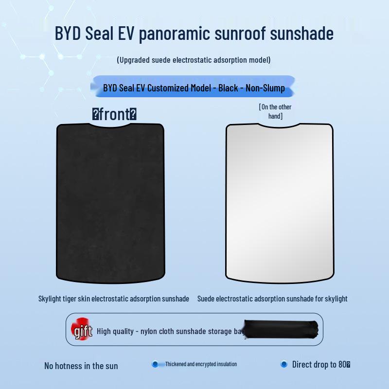 BYD Seal Tang Han Suede Heat Insulation Sunroof Shade