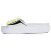 Womens Platform Slide TZ 'White Silver' (women's Sizes) White / Silver Slide Slippers 369421 01