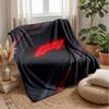 F1 Flannel Fleece Blanket Cozy Warm Throw Blanket For Couch Bed Travel All Season Use