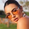Luxury Brand Designer Sunglasses Retro Oval Small Frame Women'S Sunglasses Women'S Vacation Beach Party Fashion Sunglasses Uv400