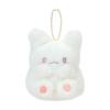 Sanrio Mascot Holder On a Fluffy White Hanamaru Ghost 575933 (Napping Cloud)