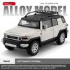 1/24 Scale TOYOTA FJ Cruiser Off-Road SUV Alloy Metal Diecast Model Car High Quality Decorative Trendy Ornaments Gifts Box for Friend