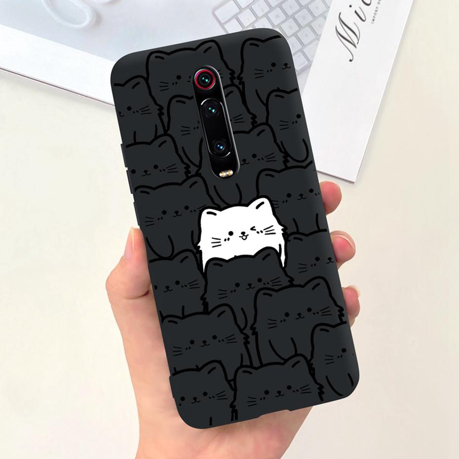 Kreslený obal pro Xiaomi Mi 9T Pro Mi9T Roztomilý barevný měkký silikonový zadní kryt pro Xiaomi Mi 9T 9 T 9TPro Pouzdra na telefon