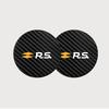 Hub Caps For Renault Koleos Captur Arkana Kadjar Megane Clio Scenic Logan Trafic Talisman 2Pcs Car Coaster Water Cup Mat Non-Sli