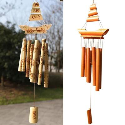 Hanging Ornament Bamboo Wind Chimes Pendant Bell Wind Chime Wall Hanging Windchimes Home Garden