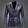 Men's Leather Jacket Leather Suit Warm Washed PU Leather Coat New Leather Jacket Youth Coat