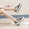 Women Platform Sneakers High Top Lace-Up Casual Shoes Comfortable Breathable Chunky Tennis Shoes