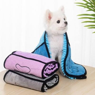 Osuška pro psy Rychleschnoucí superabsorpční ručník odolný proti opotřebení, opakovaně použitelný, super měkký ručník pro domácí mazlíčky