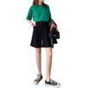 Suit shorts women's summer thin new high waist loose and thin a word wide leg small five-point pants