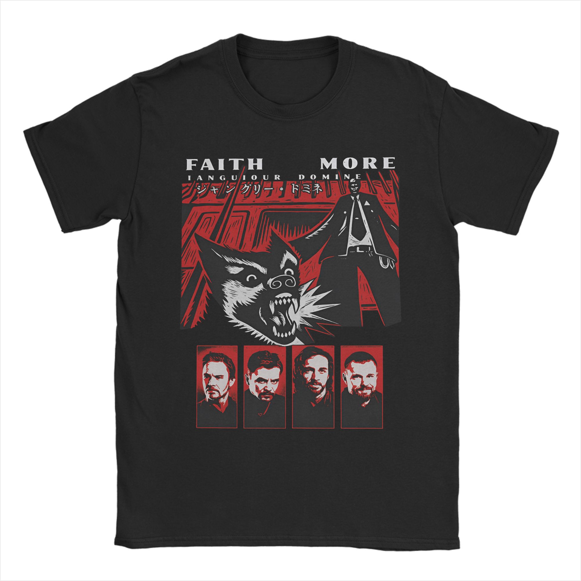 

Faith No More Song T-Shirt Adult Streetwear Cotton T-Shirts Summer O Neck Harajuku Tee Shirt Wholesale Oversized Tops XL