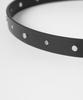 MILLO ARCHIVE Studded Eyelet Leather Belt [Black]
