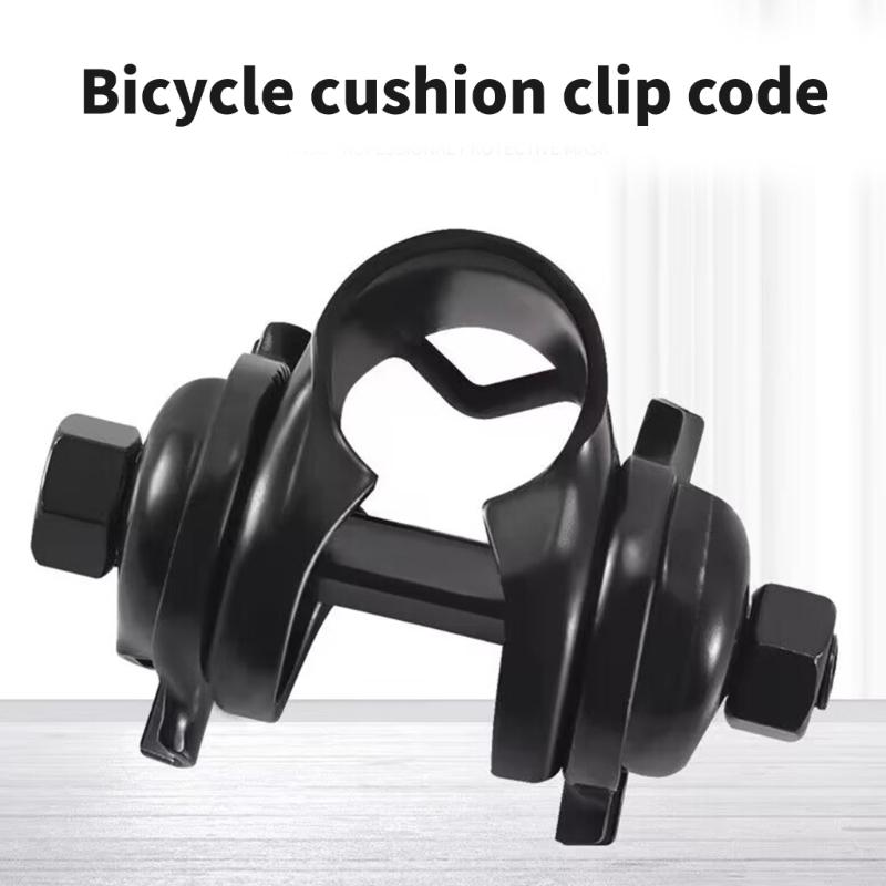 Carbon Steel Bike Seats Holder Mountain Bike Seats Clamps Folded Bike Seats Clip for Gear Transport