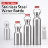 500/750/1000ml Stainless Steel Water Bottle Single Wall Large Capacity Big Mouth Vacuum Flasks with Lid Cycling Drinkware Sports