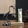Creative Crane Lotus Hanging Incense Burner - Zen Tea Ceremony Home Decor.
