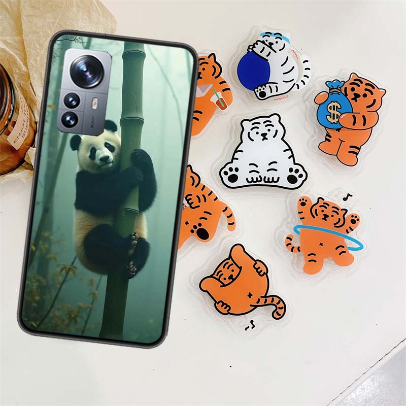 Panda Baby, Giant Panda Family Phone Case For Xiaomi Poco X7 X6 M8 M7 M6 M4 M3 X4 Pro F7 Ultra M5S Mi 14 14T 15 15T 12T 10T Pro