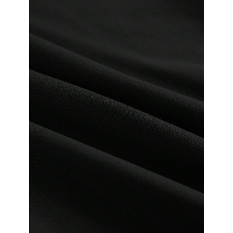 European Size Black T Shirt Living My Blessed Life Leopard Print Graphic Casual Wear for Women