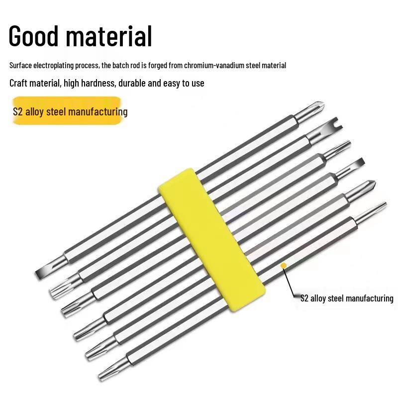 8-in-1 Portable Screwdriver Set with Torx, Triangle, and Unique Bits for Mobile Phone Disassembly