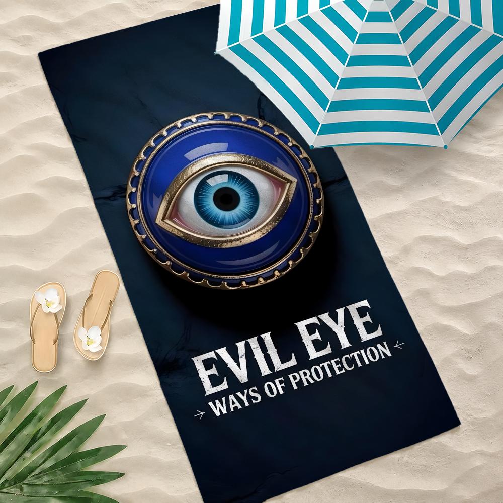 Evil Eyes Bath Towel Towel Soft Pool Gift For Travel Gym Shower Camping Quick Dry Sports Large Beach Towels