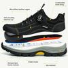 Rotating Button Men Safety Shoes Fashion Sneakers Steel Toe Shoes Work Boots Puncture-Proof  Indestructible Shoes Protection