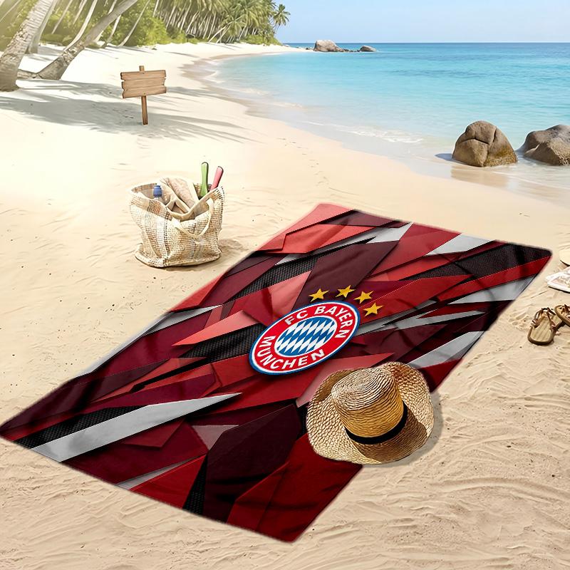 Bayern Munich Printed Beach Towel Quick Dry Soft TowelPortable Large Rectangular Beach Blanket for Travel Swimming Pool