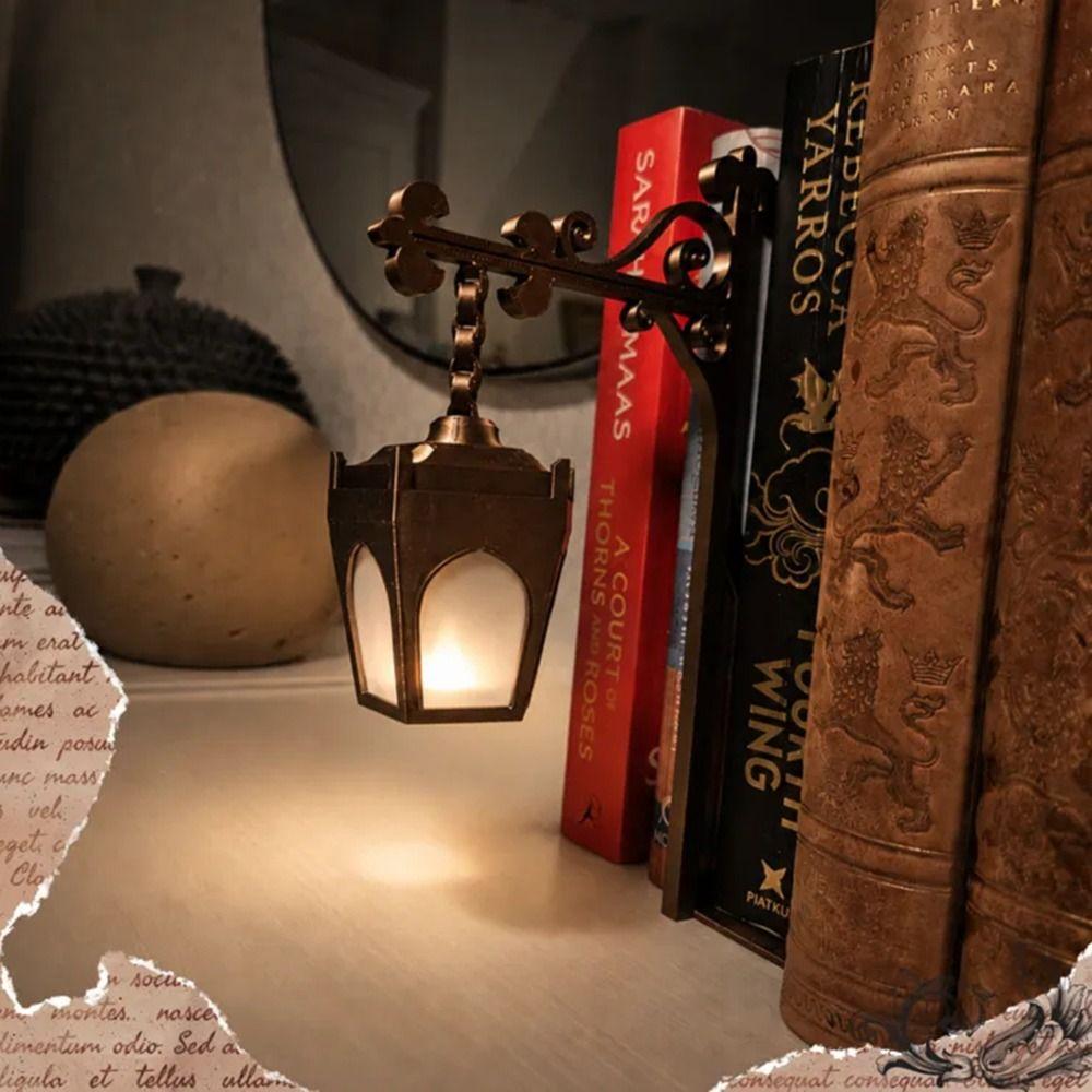 Decorative Design Bookshelf Lamp Led Light Lantern Light Library Lamp Indoor Lighting