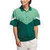 adidas Ultimate 365 Sport Polo Shirt Loose Color Block Casual Short Sleeve Polo Men Tops Green University-Green IW1426