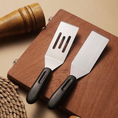 New Stainless Steel Steak Fried Shovel Barbecue Tool Cooking Shovel Fried Cake Baking Spatula Scraper Kitchen Accessory Tool