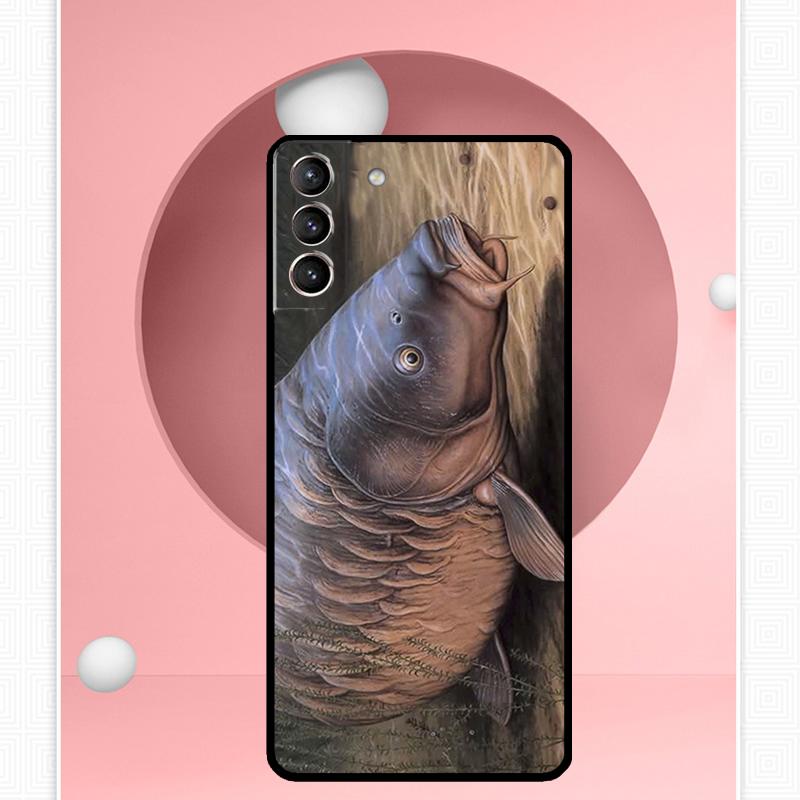 CARP FISH FISHING Case For Samsung Galaxy S25 Ultra S21 S22 S23 S24 Ultra S9 S10 S20 Plus S25 FE Cover Funda