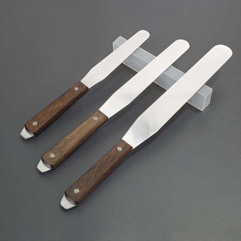 Screen Printing Inks Spatulas Scraper Stainless Steel Spatulas Squeegee for Silk Screen Printing Scraper Tool Accessory