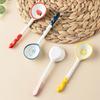 4pcs Ceramic Ice Cream Spoons, Extended Handle Dessert Spoons, for Eating Desserts and Ice Cream, Creatively Designed Spoons