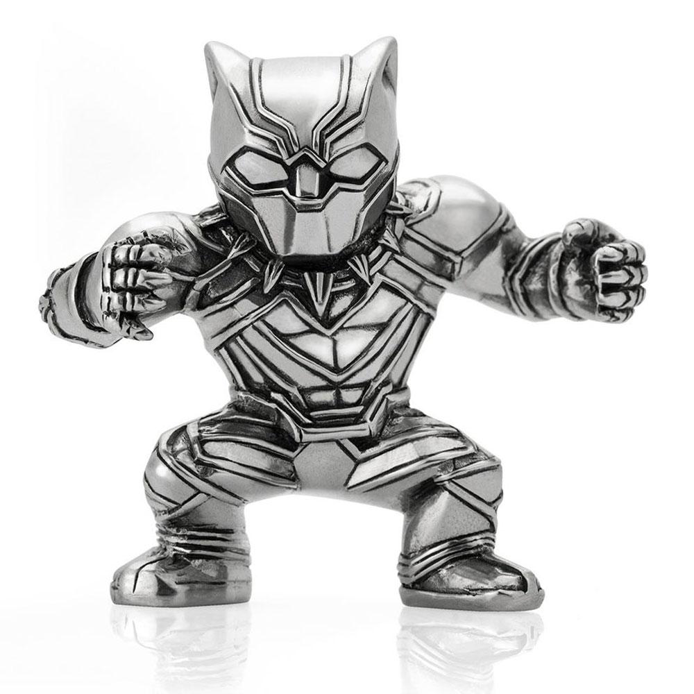 Figurine Mini Panthère Noire en Étain Royal Selangor