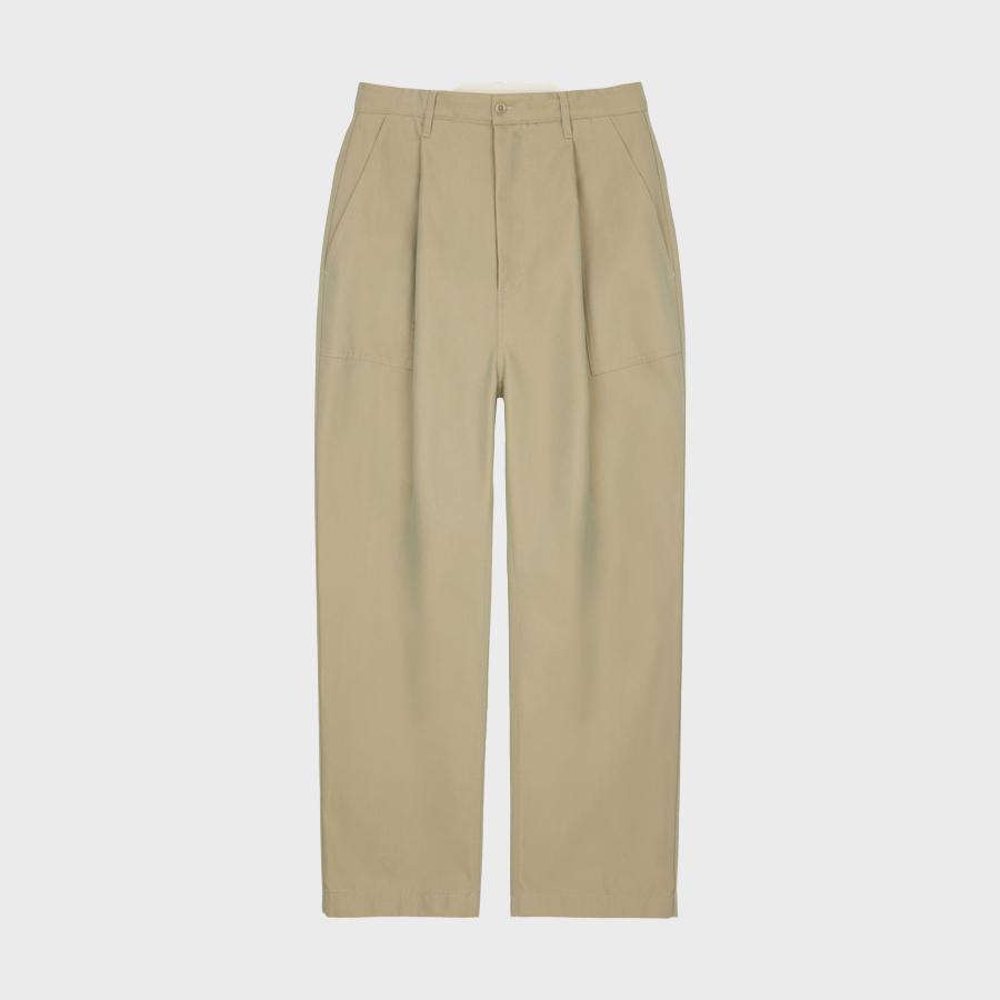 REGARDS Wide Fatigue Pants - Beige