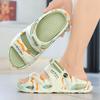 Men's and Women's Sandals New Large Size EVA Platform Slippers Men's Casual Sports Couples Punk Sandals Beach Shoes Slides