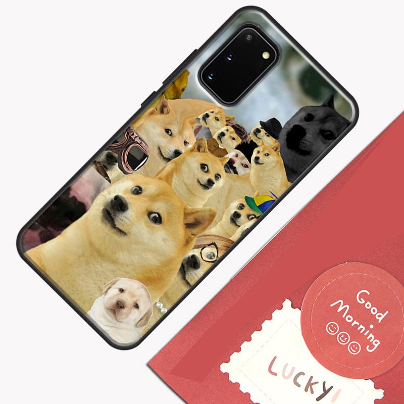 Doge Phone Case For Samsung Galaxy S26 S25 S24 S20 S21 S22 S23 Ultra S10 Plus S25 FE Cover Shell