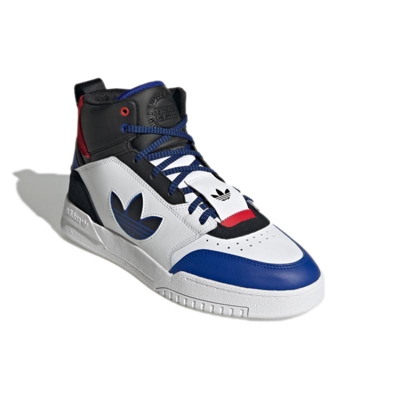 Adidas Originals Drop Step Mid Top Sneaker Weiß/Schwarz/Blau Sneaker GW6188