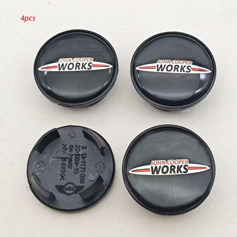 

4Pcs 54mm Car Styling Wheel Center Hubcaps Replaced Cover For Cooper S JCW WORKS R55 R56 F55 F56 R57 R58 R59 R60 R50 Accessories