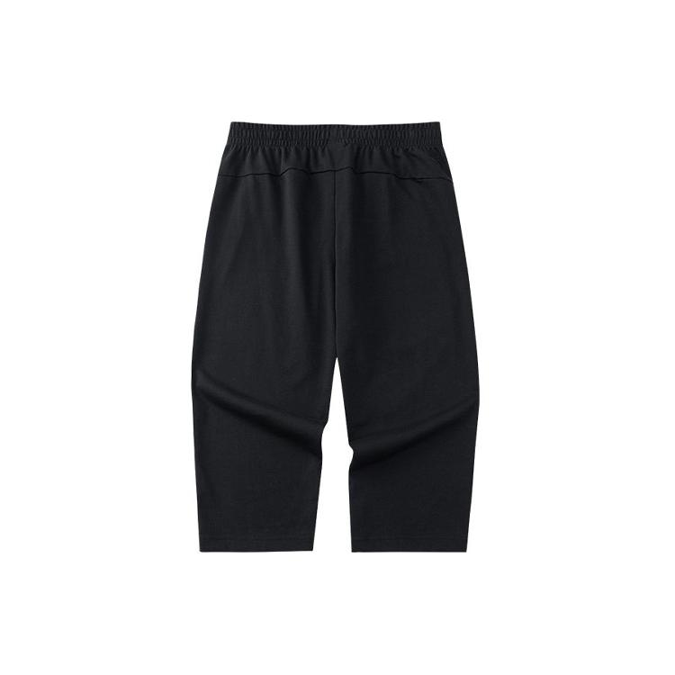 Anta SS22 Straight Fit Pants Casual Pants Fall Men's Black 152221317-1