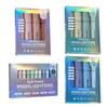 Soft Pastels Highlighter Markers, Chisels Tip Quick Dry Ink for Study Note Journaling and Clean Paper Page Marking