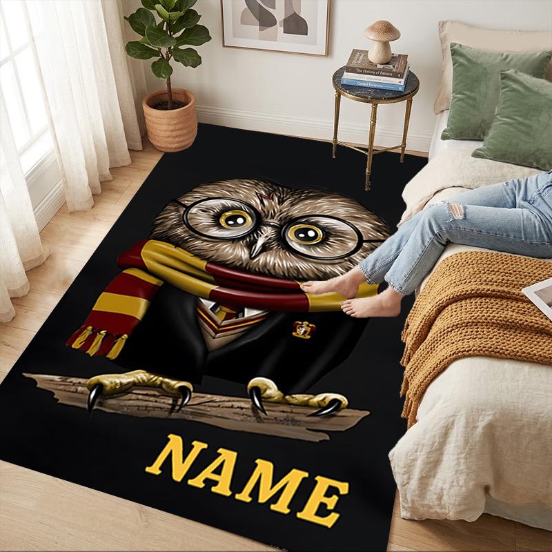 Custom Name Magic Moment Living Room Non-Slip Area Rug Soft Carpet for Bedroom Kids Playroom Sofa Office Home Decor Doormat