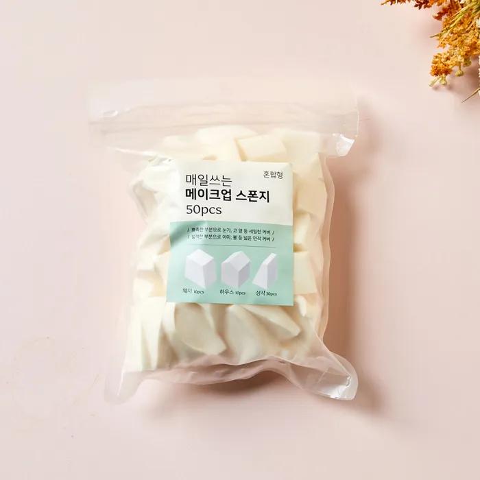 Daily Use Makeup Sponge Mixed Type 50p