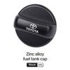 Car Fuel Tank Cap Cover Metal Tank Protective Sticker For Toyota Corolla Yaris Camry Prius CHR Hilux RAV4 Avensis Accessories FM1