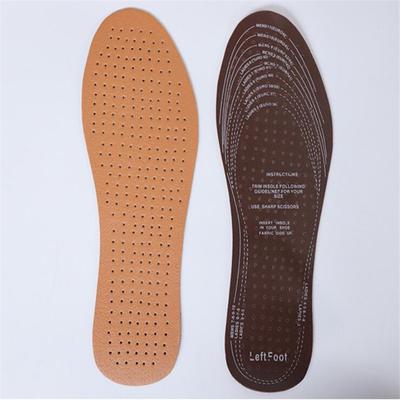 Solette Deodoranti Traspiranti Ultrasottili in Pelle PU Assorbono il Sudore Sostitutive Solette Interne Scarpe Soletta Scarpe Imbottitura per Piedi 1 Paio