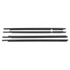 Door Window Exterior Seal Strip Weatherstrip Molding Trim Bar For Toyota Land Cruiser Prado 120 Series Lexus GX470 2003-2009