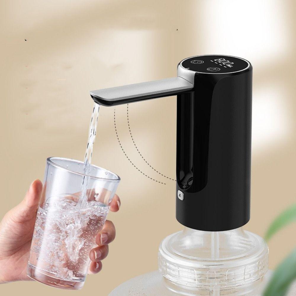 LED Display Smart Water Pump USB Charging Automatic Water Pump Water Bottle Dispenser  Home
