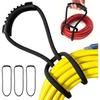3 Pieces Nylon Cable Ties 60cm Extension Cord Organizer Straps with Handle for Reliable Cable Management at For Home or Office